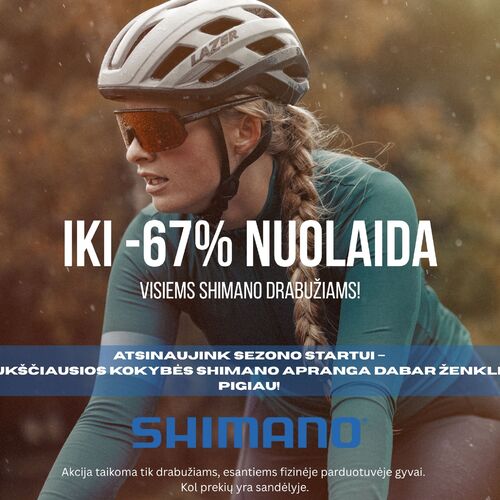 Shimano išpardavimas
