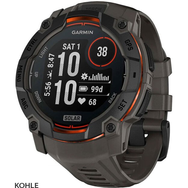 Išmanusis laikrodis Garmin Instinct 3 Solar 50mm GPS