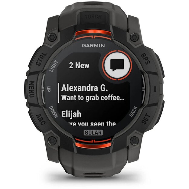 Išmanusis laikrodis Garmin Instinct 3 Solar 50mm GPS 2