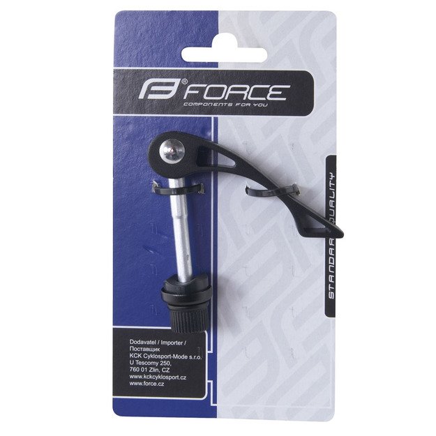 Balnelio stovo užveržimo greitveržlė FORCE 6/52mm (juoda) 1