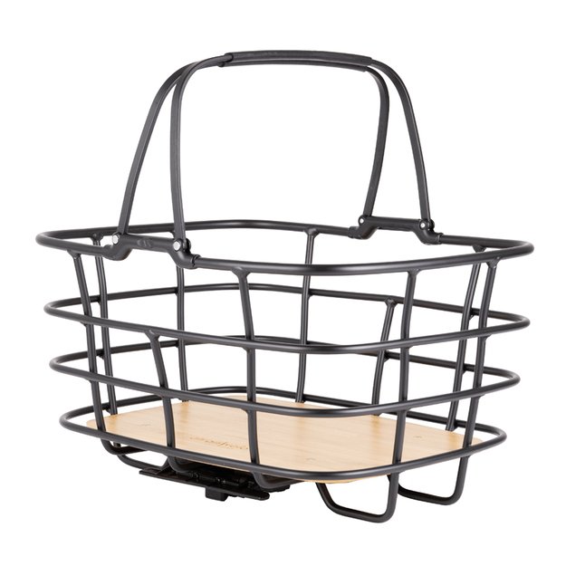 Krep&scaron;ys ant bagažinės ir priekio AtranVelo DUO // 25L, 45x27x35 cm, AVS fiksacija (juoda)