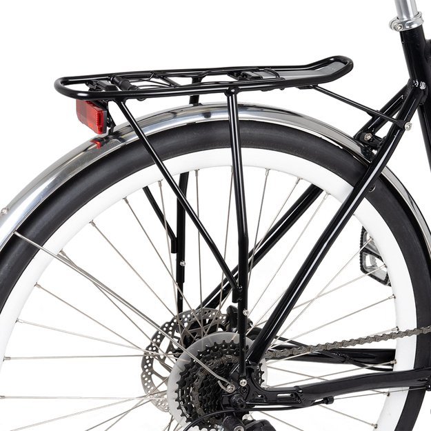 Bagažinė AtranVelo ACTIVE DB AM 24-28  // aliuminis, AVS sistema (juoda) 1