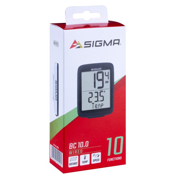 Dviračio kompiuteris Sigma BC 10.0 su laidu, 10 funkcijos 2