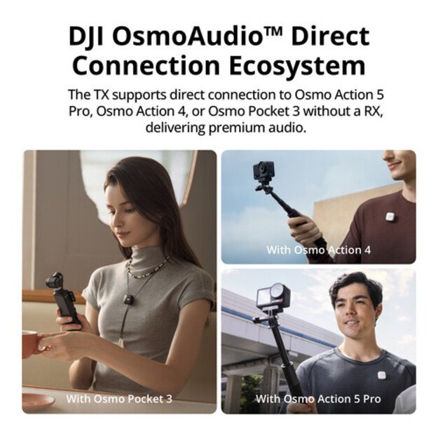 DJI mikrofonas MIC Mini (1TX-1RX Single) 4