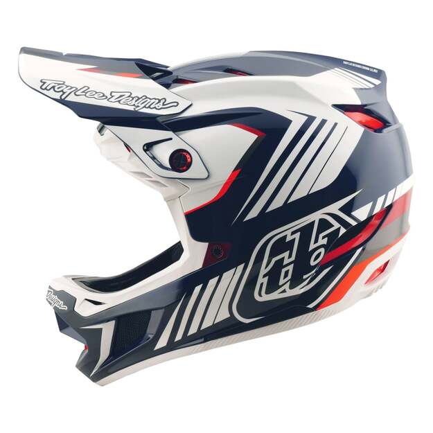 TLD HELMET D4 POLYACRYLITE QUALIFIER BLUE / WHITE (17455901)