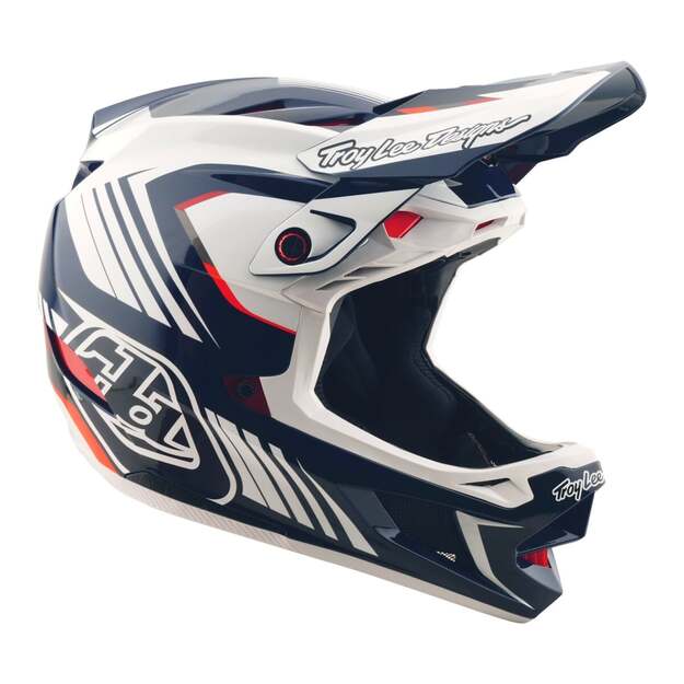 TLD HELMET D4 POLYACRYLITE QUALIFIER BLUE / WHITE (17455901) 5