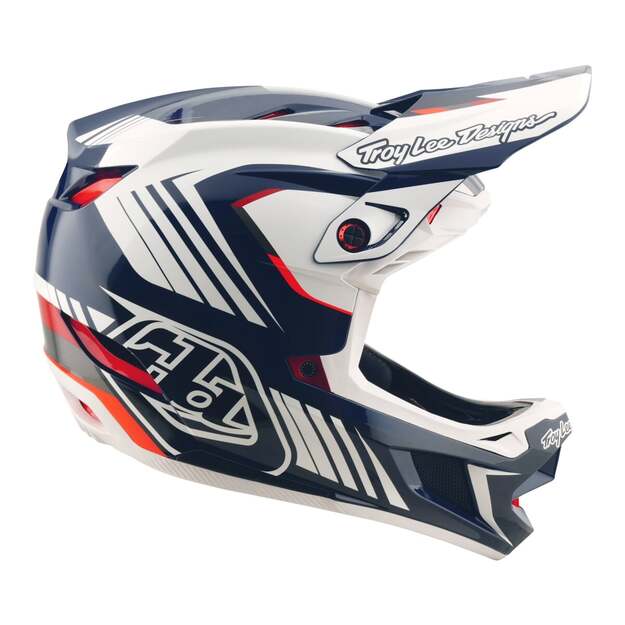 TLD HELMET D4 POLYACRYLITE QUALIFIER BLUE / WHITE (17455901) 4