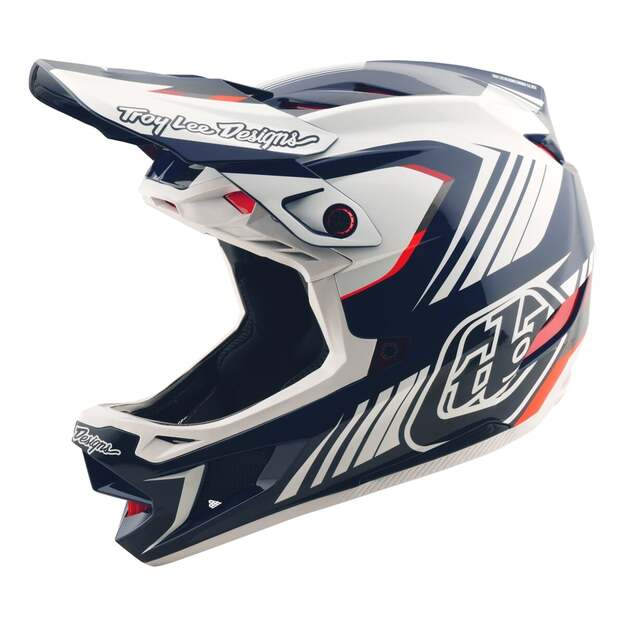 TLD HELMET D4 POLYACRYLITE QUALIFIER BLUE / WHITE (17455901) 6