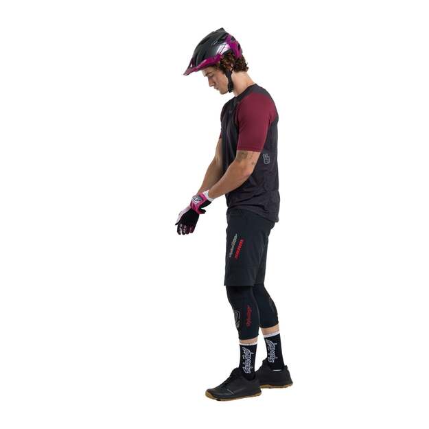 TLD SHORT SLEEVE JERSEY SKYLINE TROY LEE DESIGNS X SRAM RADIOSCAPE BLK / BERRY (31995500) 4
