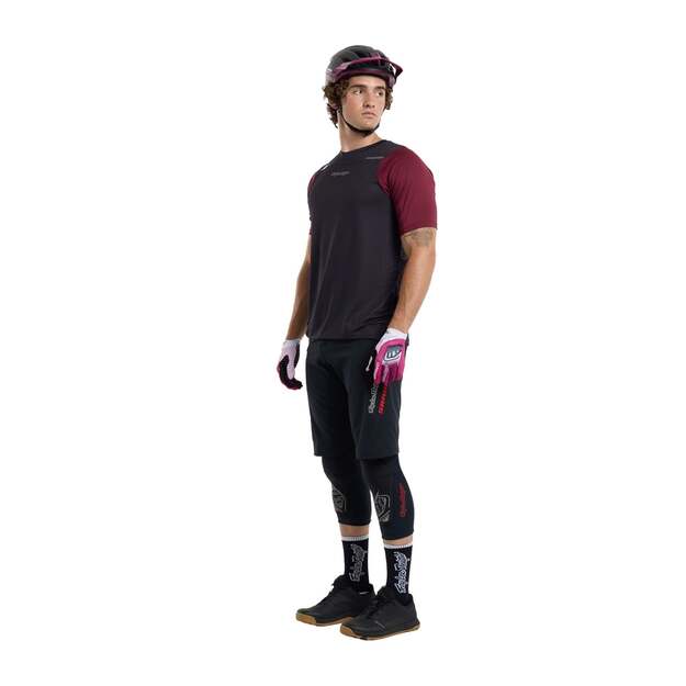 TLD SHORT SLEEVE JERSEY SKYLINE TROY LEE DESIGNS X SRAM RADIOSCAPE BLK / BERRY (31995500) 3