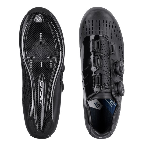 Batai FORCE ROAD REVOLT CARBON // dydis: 40 (juodi) 3