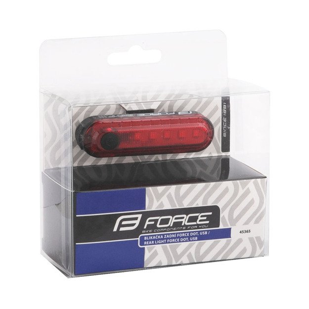 Galinis žibintas FORCE Dot 20LM 5xLED USB (juodas) 1