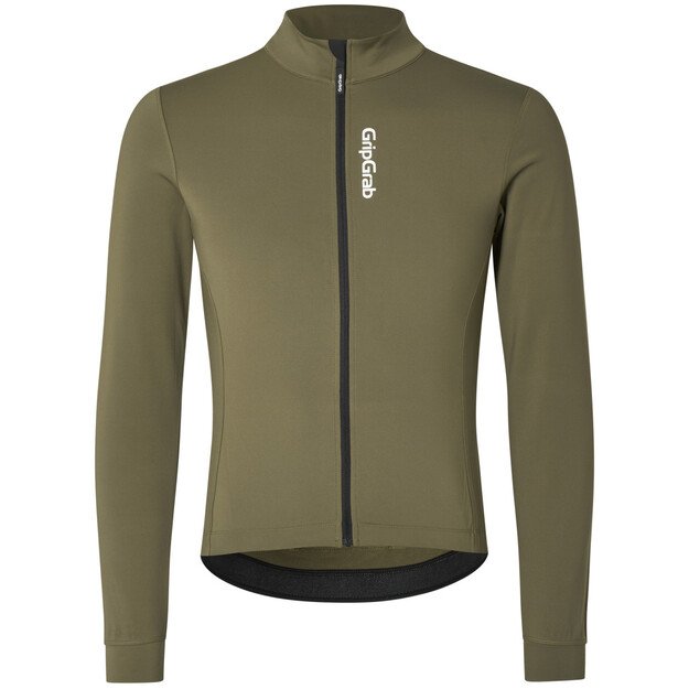 GripGrab Ride Thermal vyriški marškinėliai | Olive Green