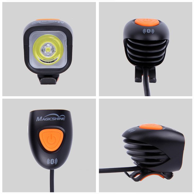 Priekinis žibintas MagicShine MJ 900B, bluetooth, 1500Lm (juodas) 4