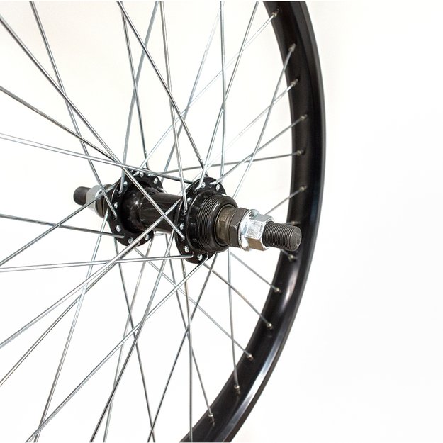 Galinis ratas 20  36H, BMX, lankas su briauna, viengubas, užsukamam žv. blokui 2