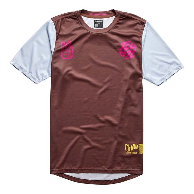 TLD YOUTH SS JERSEY FLOWLINE FLIPPED CHOCOLATE (36447900)