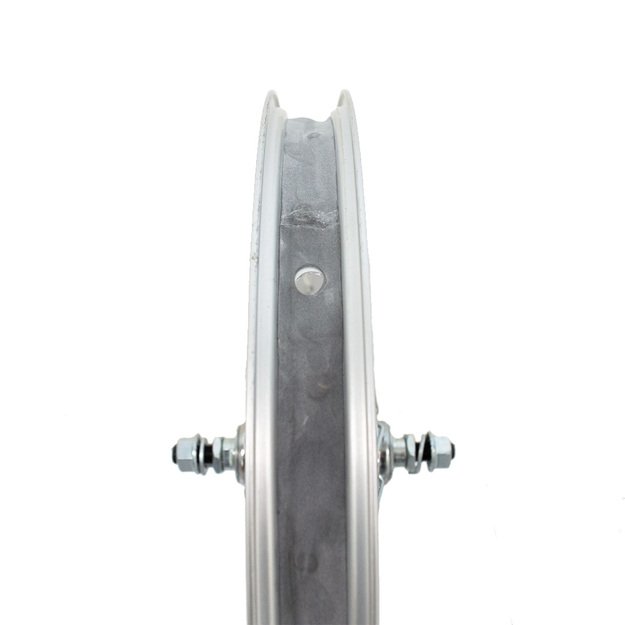 Priekinis ratas 16  20H V-brake, veržlė, sidabrinis (plienas) 1