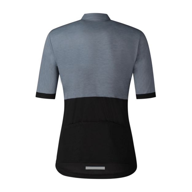 Marškinėliai SHIMANO ELEMENTO W'S SHORT SLEEVE JERSEY Women Gray moteriški (Pilka) 1