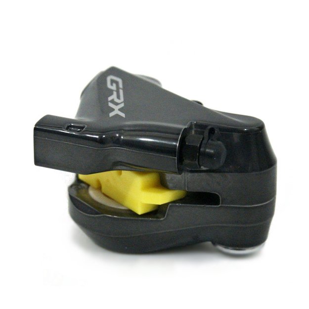 Galinis hidraulinių diskinių stabdžių suportas Shimano GRX BR-RX810-R // Flat Mount, 2-Piston 1