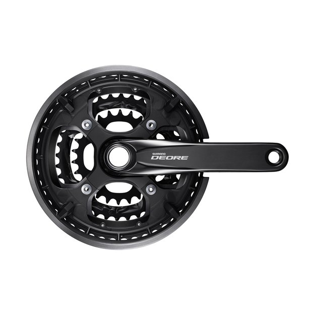 Priekinis žvaigždžių blokas Shimano Deore T6010, 3x10, 48/36/26T, 175mm (juoda)