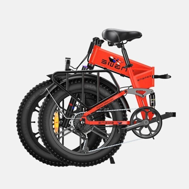Sulankstomas elektrinis dviratis Engwe Engine X 750Wh 20" raudonas 2