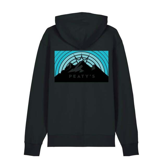 PEATY S PUBWEAR MIKINA S KAPUCÍ SUNRISE BLACK (PPW-25-HDY-RZE-BLK) 1