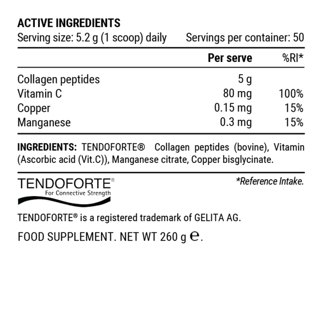 Pillar Performance COLLAGEN REPAIR kolageno milteliai (260g maišelis) 1