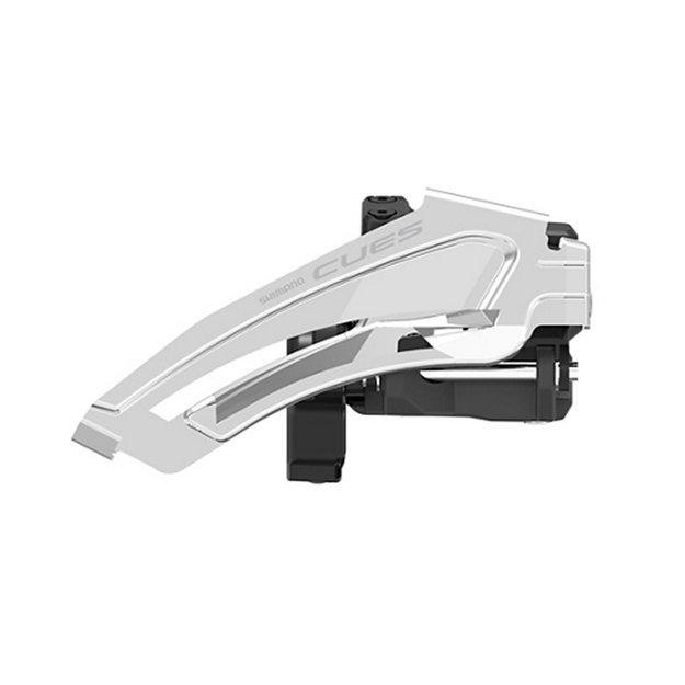Priekinis pavarų perjungiklis Shimano CUES P-FD-U6010-L // Double Top Swing, 28.6/31.8/34.9 mm