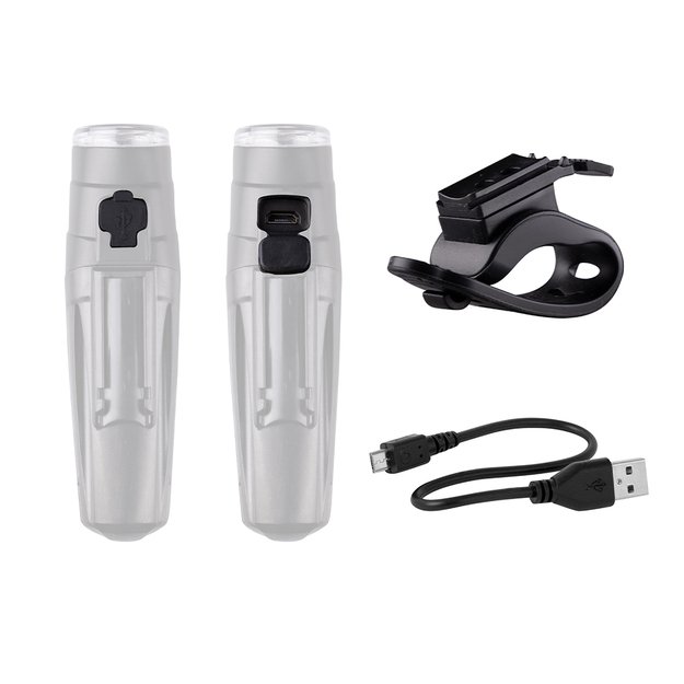 Priekinis žibintas FORCE STOGIE // 900 LM, USB 1