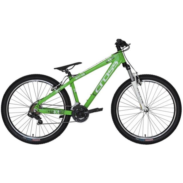 Dviratis CROSS DEXTER VBR 26  21G dydis 15  (38cm) (žalia)