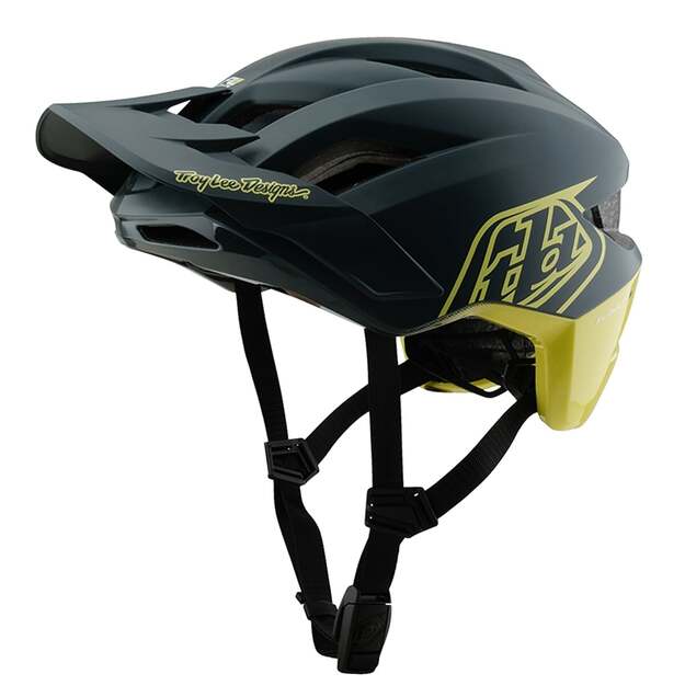 TLD HELMET FLOWLINE SE BADGE GRAY / GLO YELLOW (11056809) 2