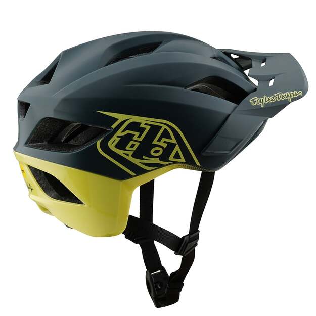 TLD HELMET FLOWLINE SE BADGE GRAY / GLO YELLOW (11056809) 1
