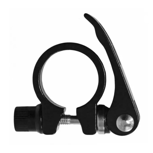 Balnelio stovo apkaba/užveržimo žiedas QR // 31,8 mm, aliuminis (juodas) 1