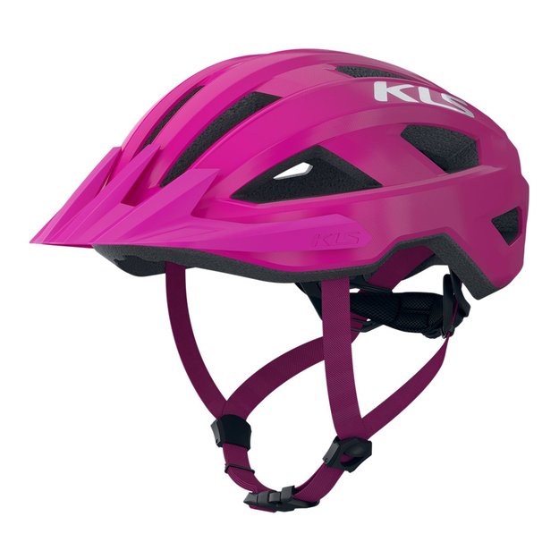 Šalmas KLS Daze Lumio 022 // su žibintu, dydis M/L: 55-58 cm (rožinė)