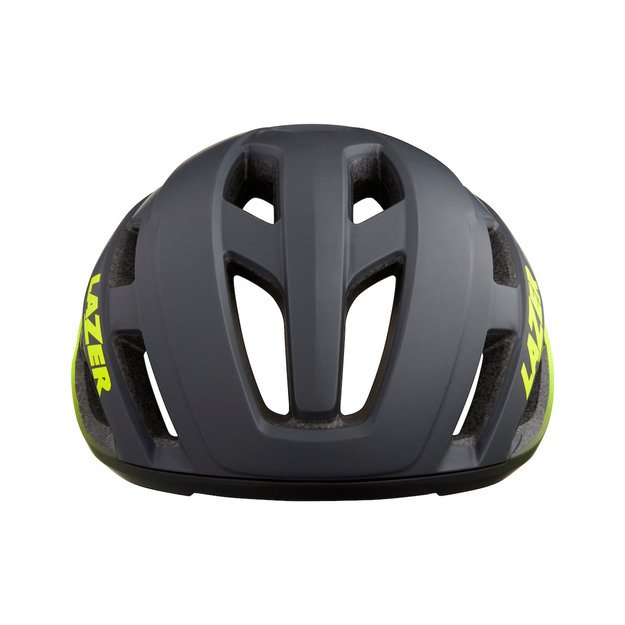 Šalmas LAZER Strada KC, 58-61cm L (tamsiai pilkas/geltonas) 1