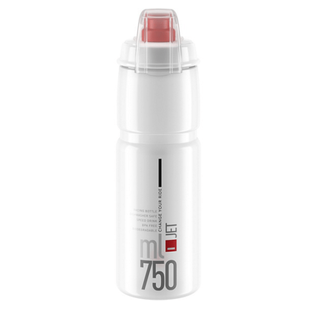 Gertuvė Elite Bottle Jet Plus Clear Red logo 750ml