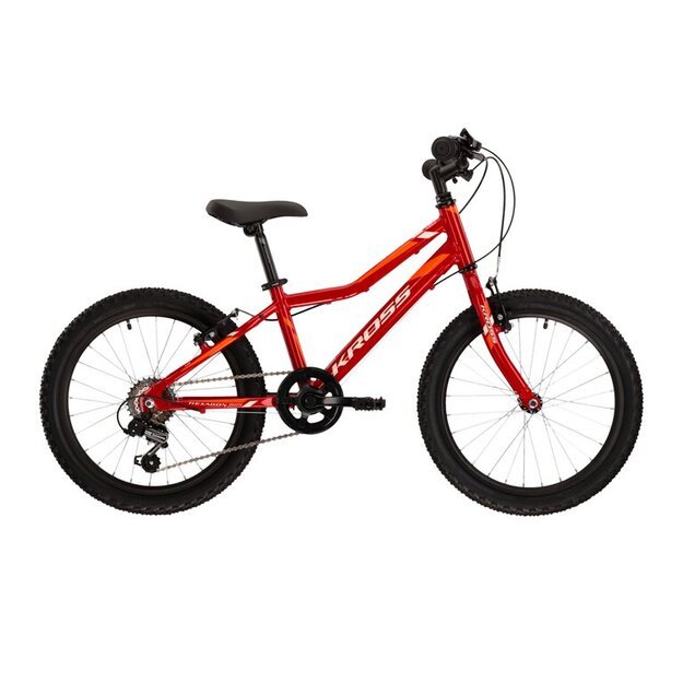 KROSS Hexagon Mini 1.0 redwhiora g Vaikiškas dviratis (20 ) 