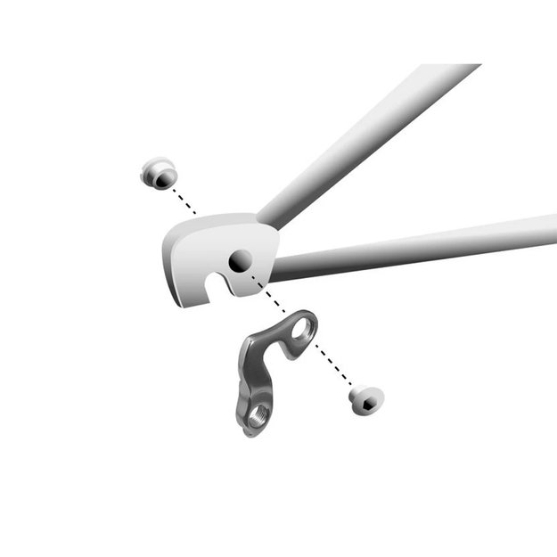 Auselė GH-081 su varžtu M8x0,75 (dešinė) 3