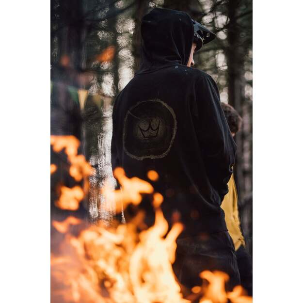 PEATY S PUBWEAR MIKINA S KAPUCÍ TRAIL BUILD CREW / BLACK (PPW-25-HDY-TBC-BLK) 2