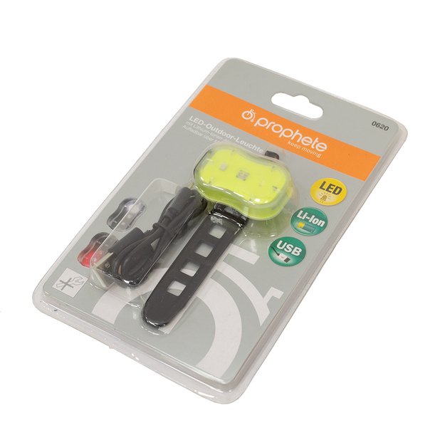 Priekinis žibintas Prophete LED Outdoor // LED, micro-USB