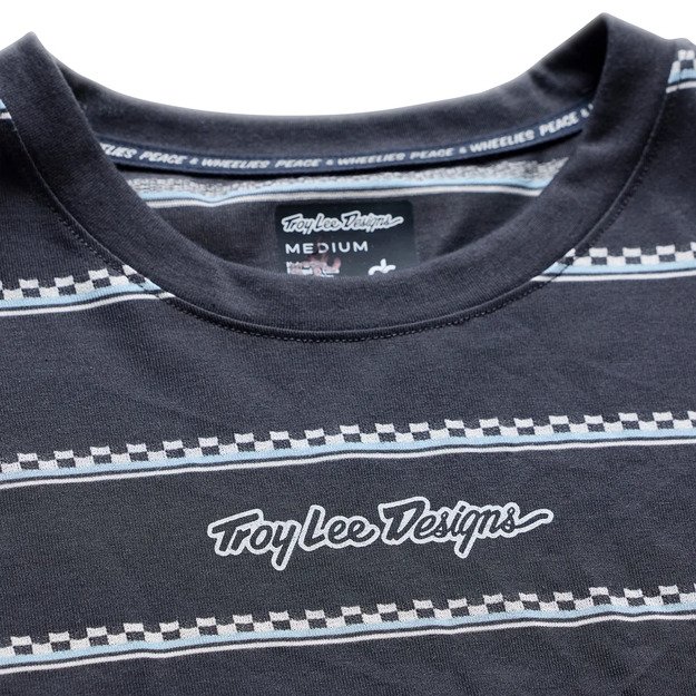 TLD LONG SLEEVE JERSEY SKYLINE FAKIE RIDE TEE STRIPE CARBON (33226001) 2