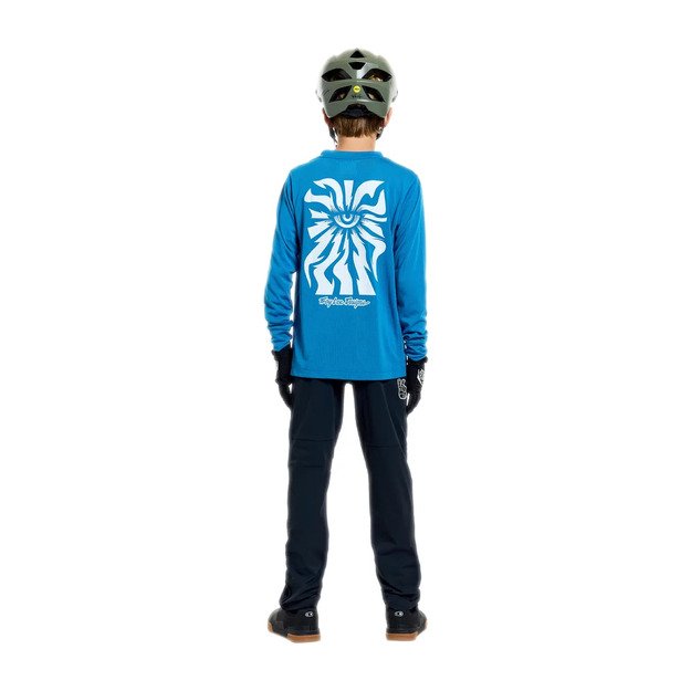 TLD LONG SLEEVE JERSEY YOUTH SKYLINE RIDE TEE ONE EYE AERO BLUE (38502800) 5