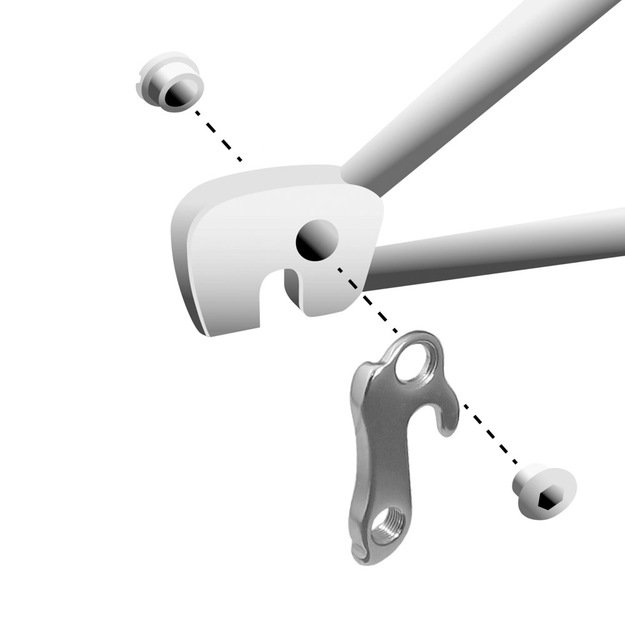 Galinio perjungiklio auselė GH-036 su varžtu M8x0,75 1