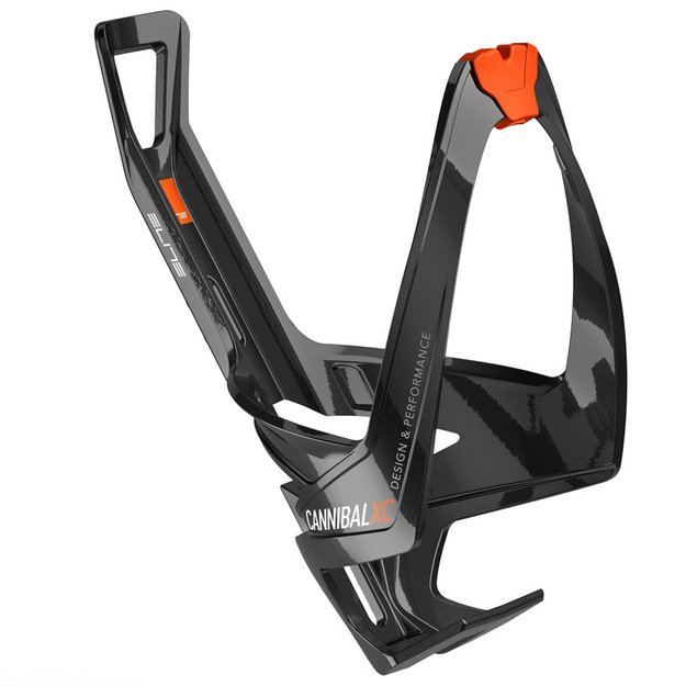 Gertuvės laikiklis Elite Cannibal XC, (juodas matinis/oranžinė grafika)