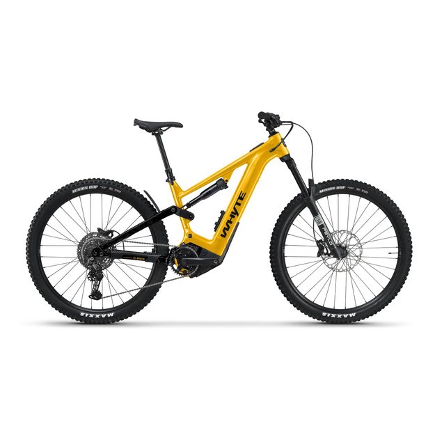 Pilnos amortizacijos elektrinis dviratisWHYTE Kado S 800 Pearl yellow (AWEKAS800)