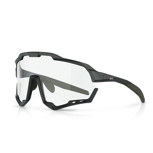 Akiniai Magicshine MORPHER Photochromic Lens // Fotochrominiai (juoda/tamsiai žalia)