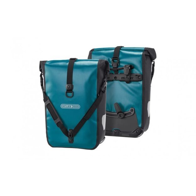 Krepšių komplektas Ortlieb Sport-Roller Petrol - Black (2x 14,5L) QL2.1