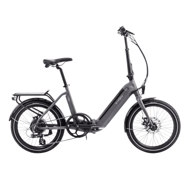 Sulankstomas elektrinis dviratis ROMET E-Wigry 1.0, tamsiai pilkas