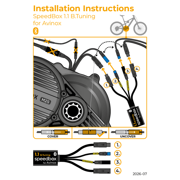 SpeedBox  1.1 B.Tuning čipas for DJI Avinox (M2, M2S) varikliams