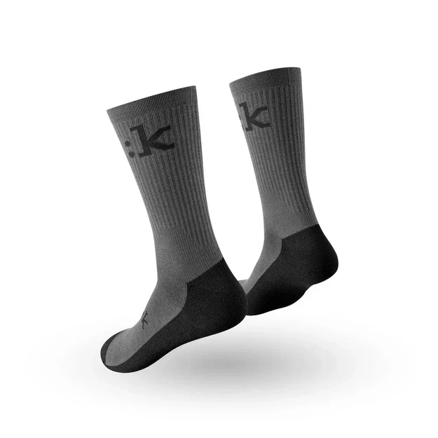 FIZIK kojinės OFF-ROAD GREY/BLACK (FZSOCKOFA07010)